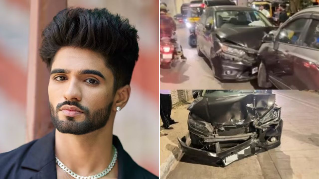रस्ते अपघाताचा बळी ठरला ‘बिग बॉस’ फेम झीशान खान; गाडीची झाली वाईट अवस्था, थोडक्यात बचावला जीव