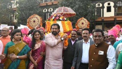 Marathi Sahitya Sammelan : अवघी सातारानगरी साहित्यमय! ९९व्या अखिल भारतीय मराठी साहित्य संमेलनाची भव्य ग्रंथदिंडी