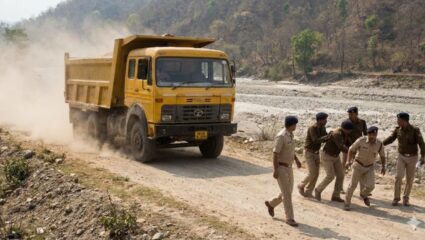 Ahilyanagar News: वाळूतस्कराची इतकी हिंमत! कारवाईसाठी आलेल्या कर्मचाऱ्यांच्या अंगावर घातला डंपर