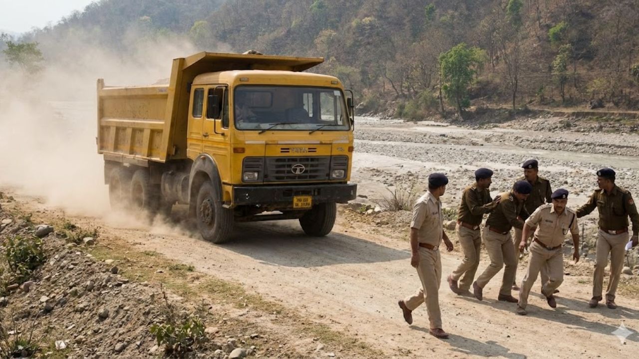 Ahilyanagar News: वाळूतस्कराची इतकी हिंमत! कारवाईसाठी आलेल्या कर्मचाऱ्यांच्या अंगावर घातला डंपर