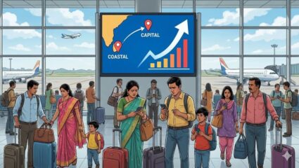 Air Travel Expensive : नवी मुंबई ते दिल्ली तिकीटाचे दर 15000 रुपये, सलग सुट्ट्यांमुळे हवाई प्रवास महागला