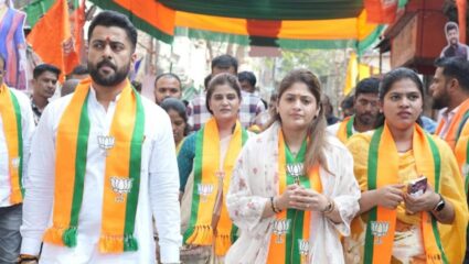 प्रभाग २६ मध्ये भाजपचा जयघोष; ‘काम करत आलोय, काम करत राहणार’ – ऐश्वर्या सम्राट थोरात यांचा विजयाचा निर्धार