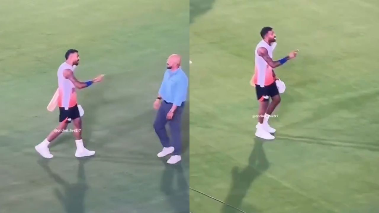 हार्दिक पांड्या आणि मुरली कार्तिकमध्ये मैदानावर बाचाबाची? नक्की झालं काय, सोशल मिडियावर Video Viral