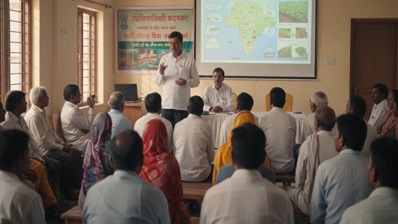 Farmers News : रब्बी पीककपाहणीत शेतकऱ्यांनी सहभाग घ्यावा, निवासी उपजिल्हाधिकारी कडवकर