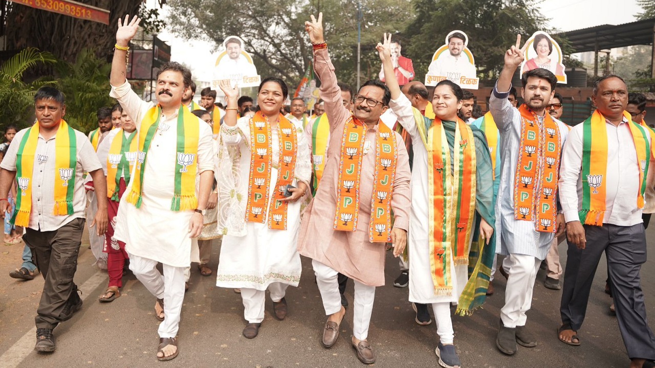 राघवेंद्र बाप्पू मानकर यांच्यासह भाजप उमेदवारांच्या प्रचाराला उदंड प्रतिसाद