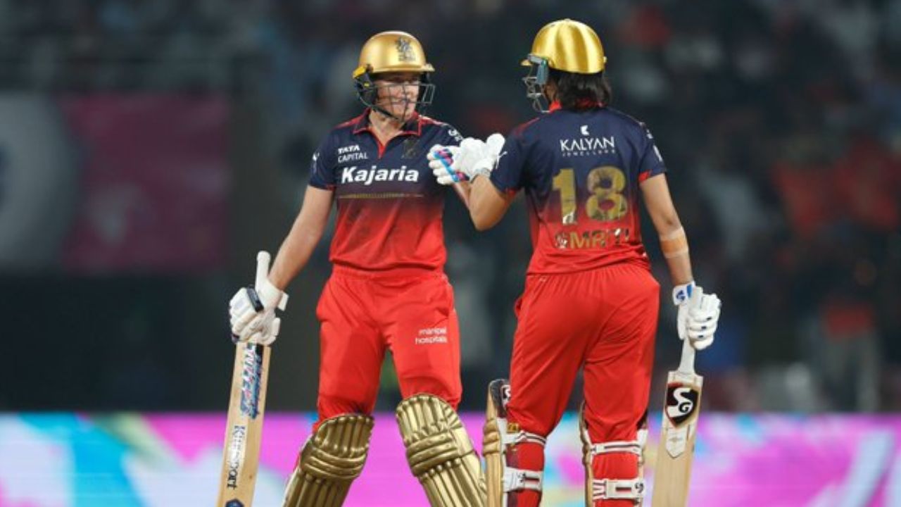 RCB  vs UPW LIVE SCORE : हॅरिस-मानधनाच्या वादळात UP Warriors नेस्तनाबूत! RCB चा सलग दूसरा विजय 