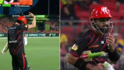 BBL : अरेरे, काय हे दिवस आले! मोहम्मद रिझवानने पाकिस्तानचं नाक कापलं; मेलबर्न रेनेगेड्सने क्रीजवरून बोलावले परत; VIDEO पहा