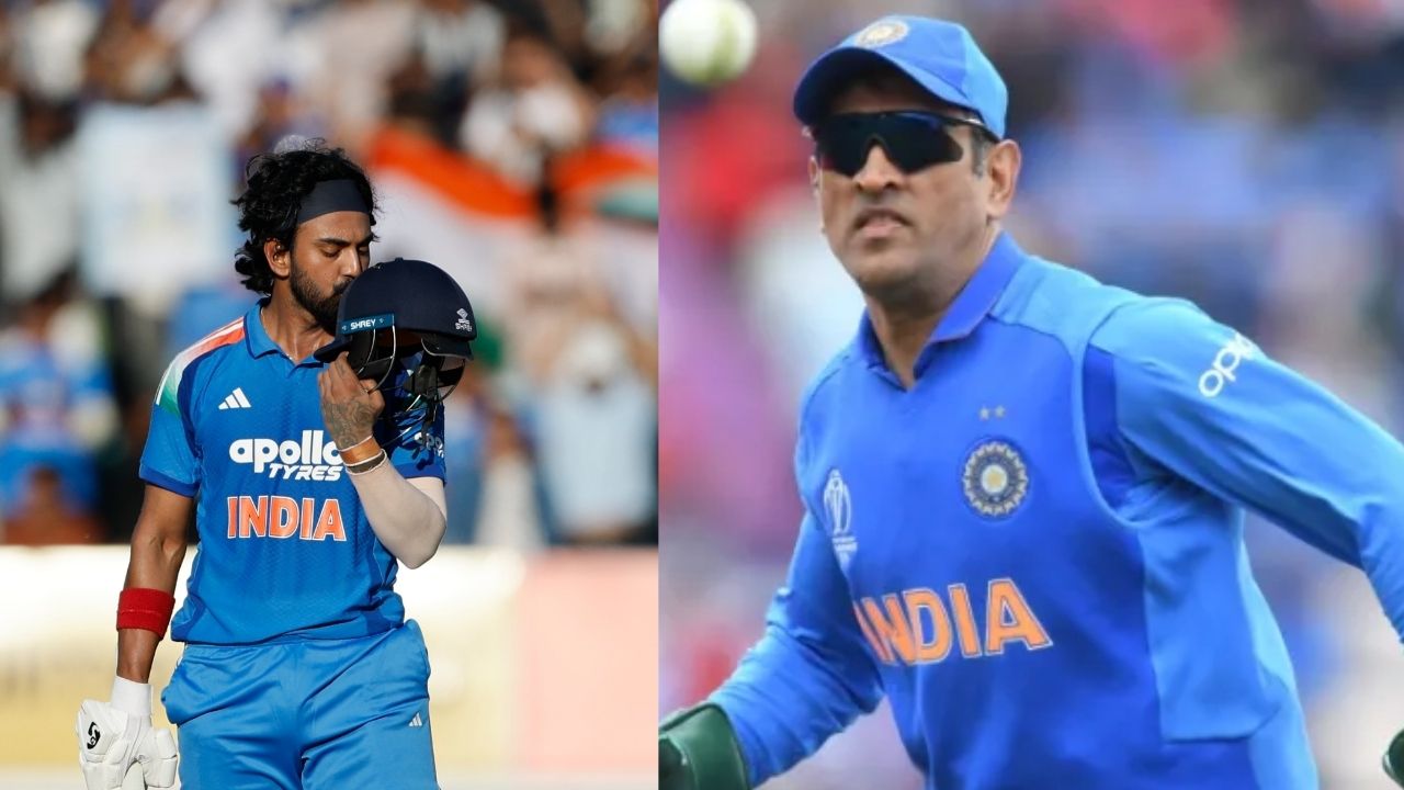 IND vs NZ : KL Rahul कडून MS Dhoni चा विक्रम उद्ध्वस्त! राजकोटमध्ये न्यूझीलंडविरुद्ध शतक झळकवताच केला ‘हा’ पराक्रम नावावर 