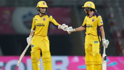 DC vs UPW, WPL Live Score : मेग लॅनिंगने UP वॉरियर्सचा डाव सावरला; DC समोर 155 धावांचे लक्ष्य