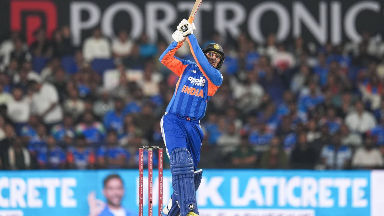 IND vs NZ 1st T20I : ऑरेंज सिटीमध्ये स्फोटक अर्धशतकाचा ‘अभिषेक’; जामठा स्टेडियमवर चौकार-षटकारांचा पाऊस 