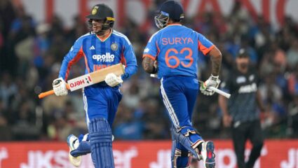 IND vs NZ 1st T20I : नागपूरमध्ये अभिषेक-रिंकूची स्फोटक खेळी! न्यूझीलंडसमोर भारताचा 239 धावांचा डोंगर 