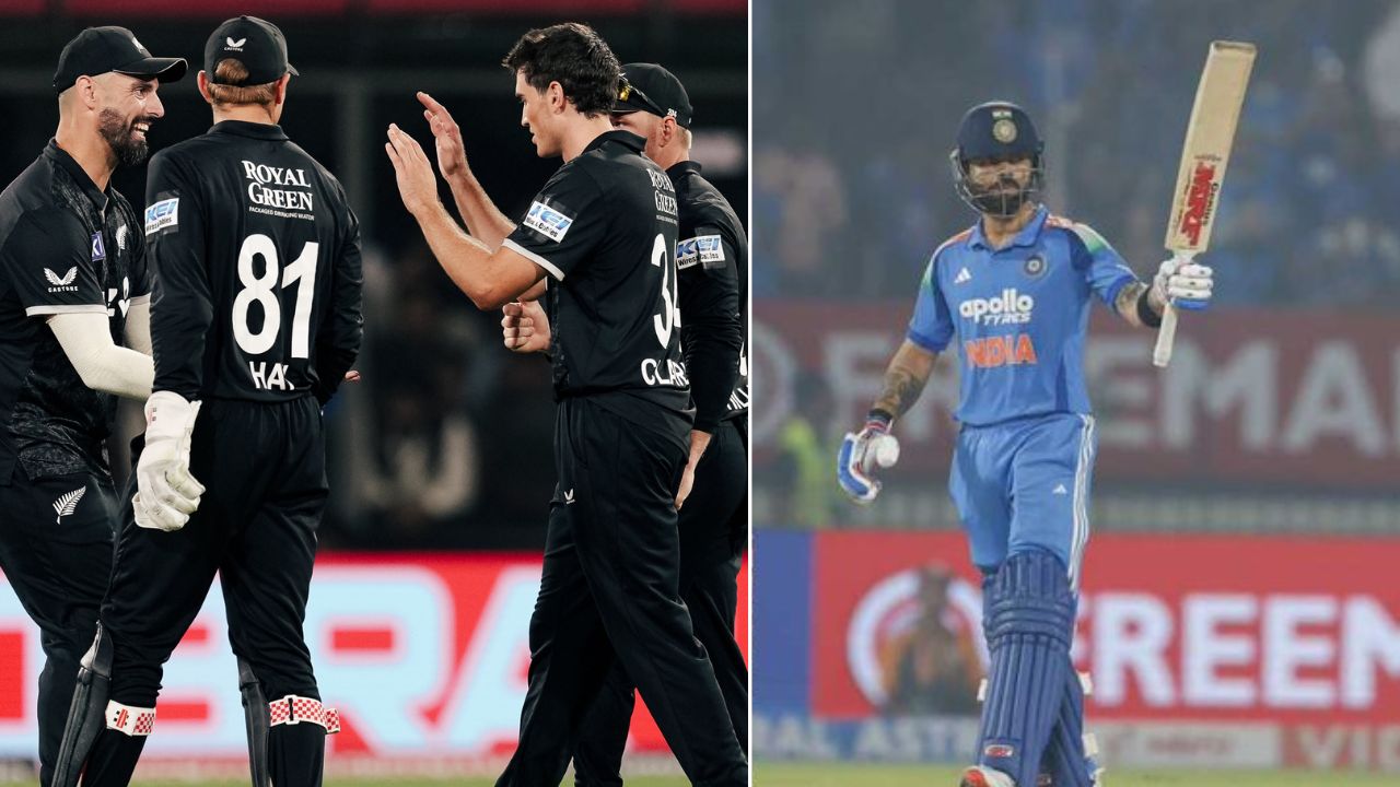 IND vs NZ, 3rd ODI : विराट कोहलीचे शतक व्यर्थ; भारताचा 41 धावांनी पराभव करत न्यूझीलंडचा 2-1 असा मालिका विजय 