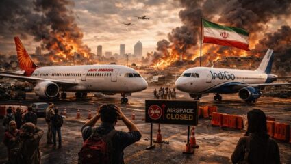 Iran Crisis : इराण पेटलं! हवाई क्षेत्र बंद, भारतीय उड्डाणांवर थेट परिणाम, प्रवाशांसाठी मोठी अपडेट