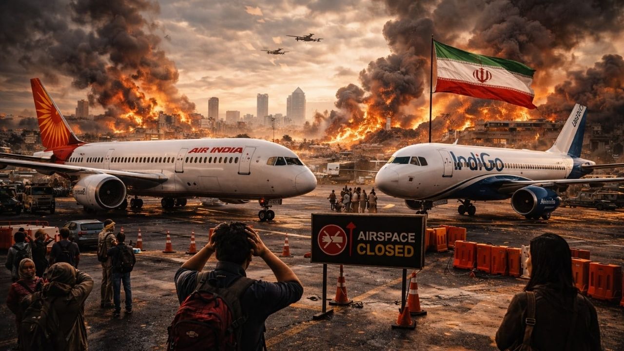 Iran Crisis : इराण पेटलं! हवाई क्षेत्र बंद, भारतीय उड्डाणांवर थेट परिणाम, प्रवाशांसाठी मोठी अपडेट
