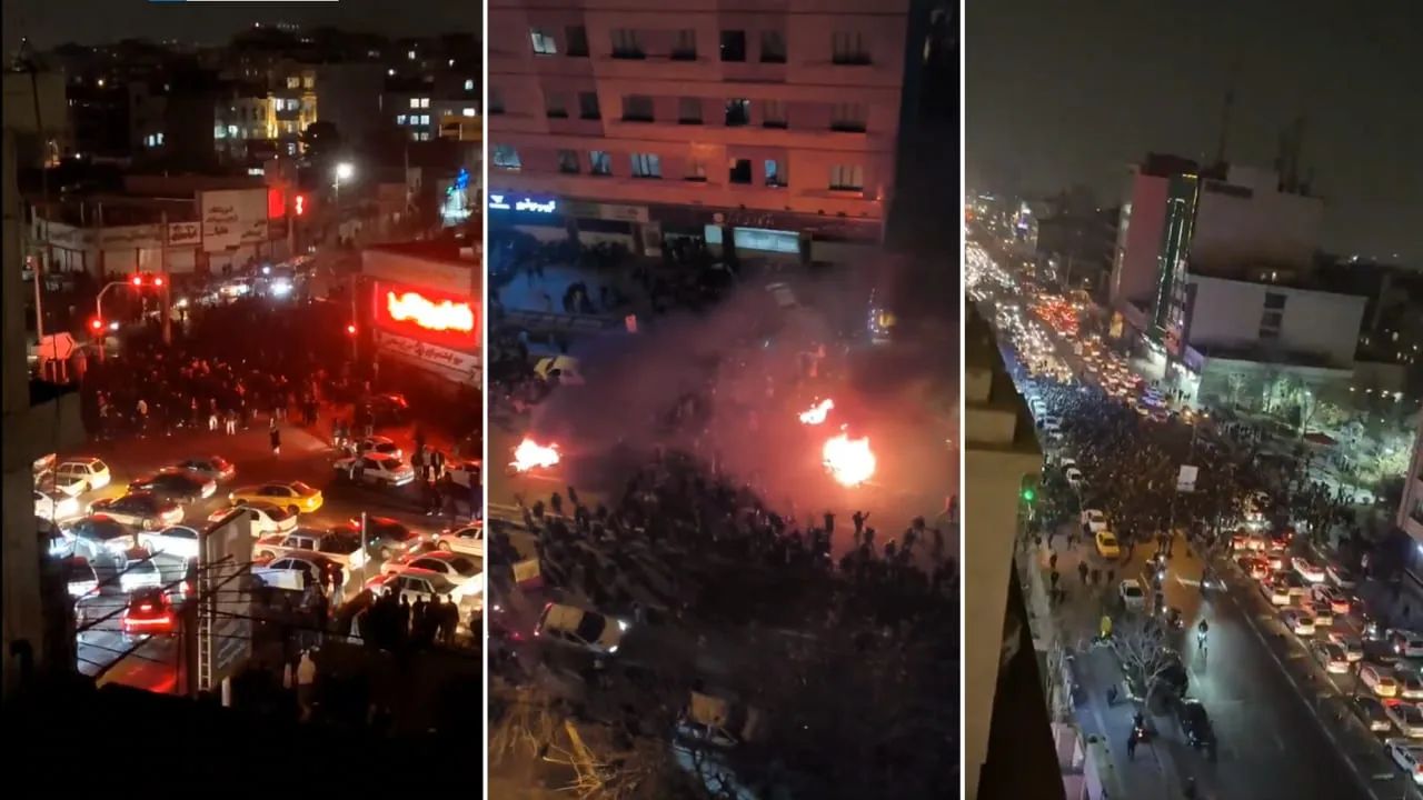 Iran Civil War: इराणमध्ये मध्यरात्रीच्या नरसंहाराचा थरार, सरकारी टीव्ही स्टेशन पेटवले; 45 आंदोलकांचा मृत्यू
