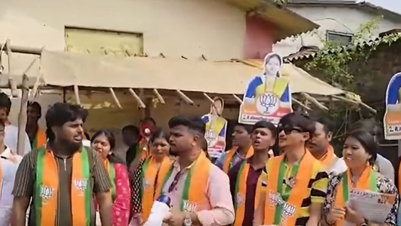 ZP Election 2026 : कमळ फुलवण्यासाठी कार्यकर्ते सज्ज; भाजपच्या उमेदवार राधिका ठाकरे यांचा झंझावाती प्रचार