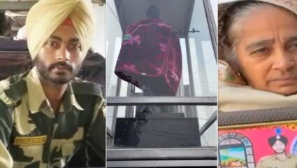 Srinagar News: आई ती आईच….! शहीद लेकाच्या पुतळ्याला थंडीत मायेची घोंगडी