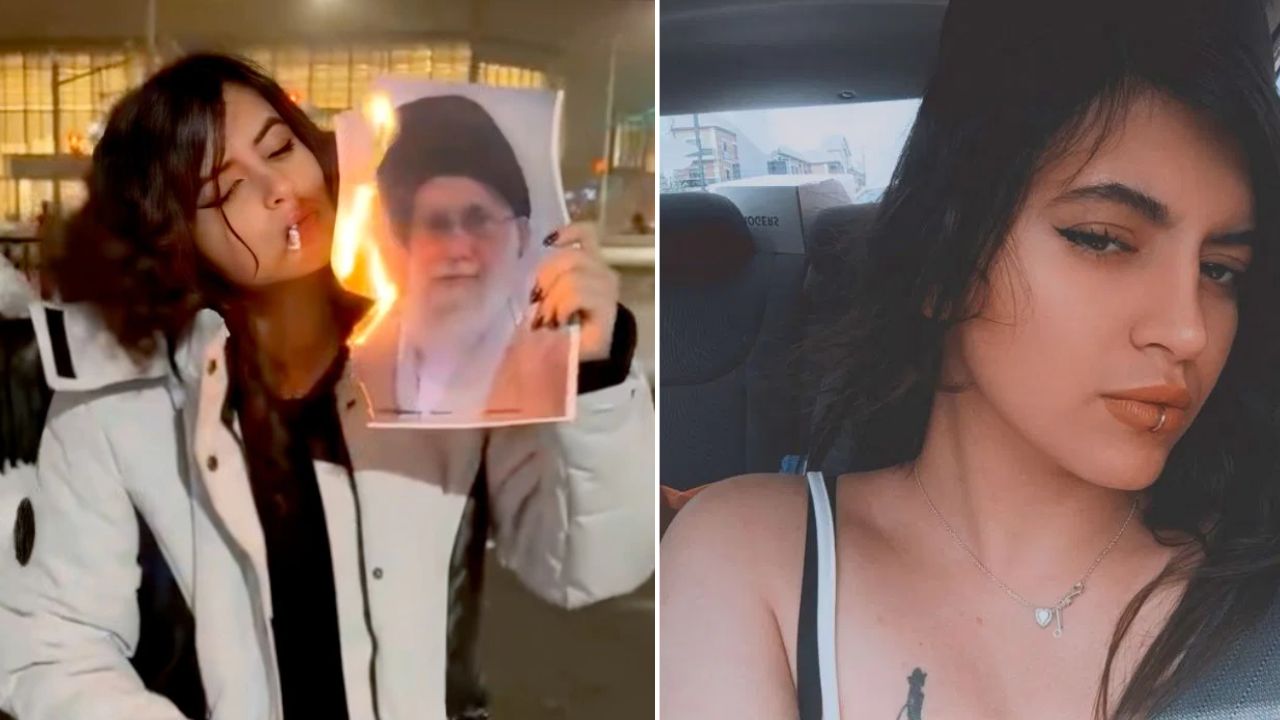 Fact Check : खामेनेईंच्या जळत्या फोटोने पेटवली सिगारेट! कोण आहे मिस्ट्री गर्ल? जाणून घ्या व्हायरल फोटोचं सत्य