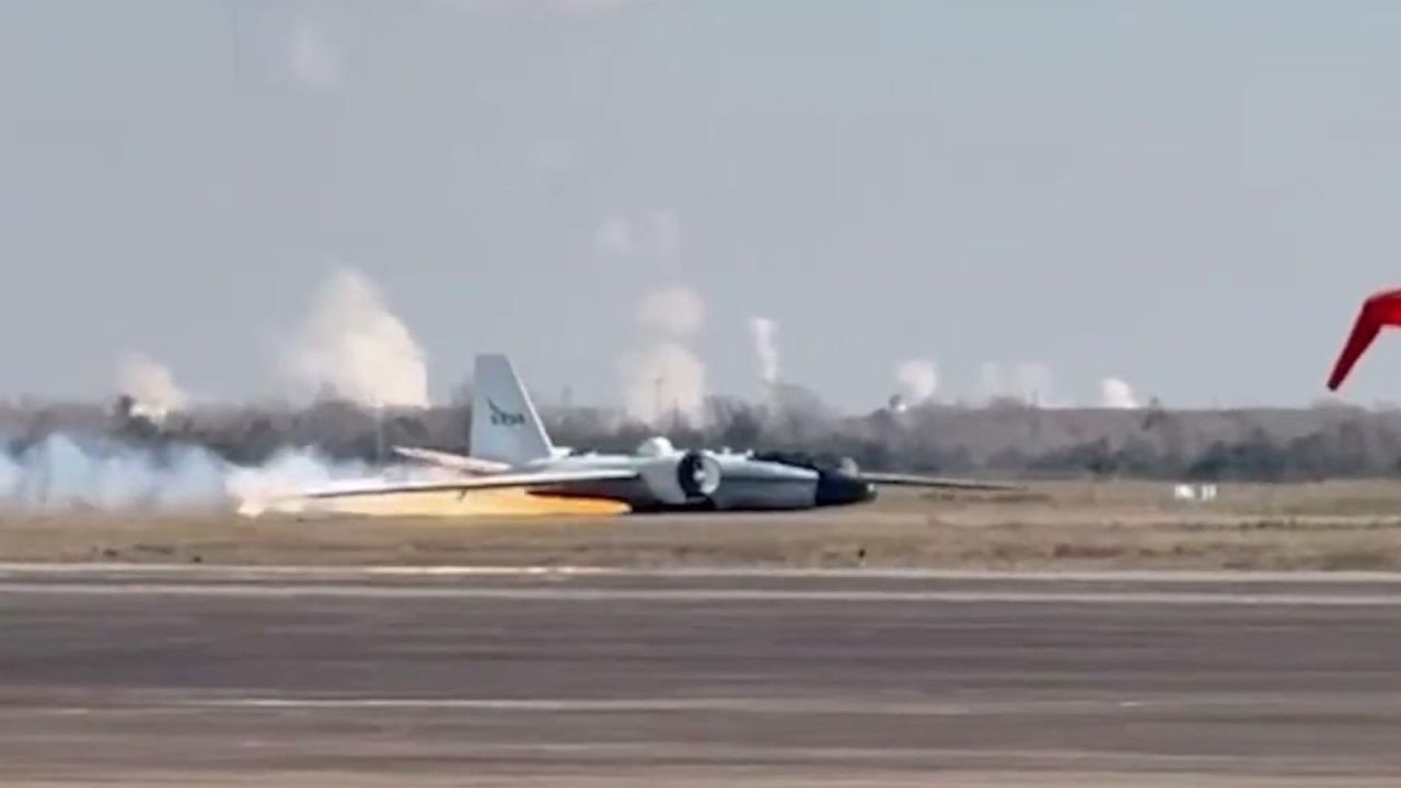NASA Plane Crash : लॅंडिग गियर फेल झाले अन्…; नासाच्या विमानाचा भयंकर अपघात; अंगावर काटा आणणार VIDEO