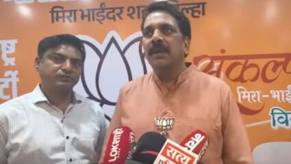 ‘सरनाईक झाले भाईजान’-भाजप नेते नरेंद्र मेहता यांचा शिवसेनेवर जोरदार हल्लाबोल