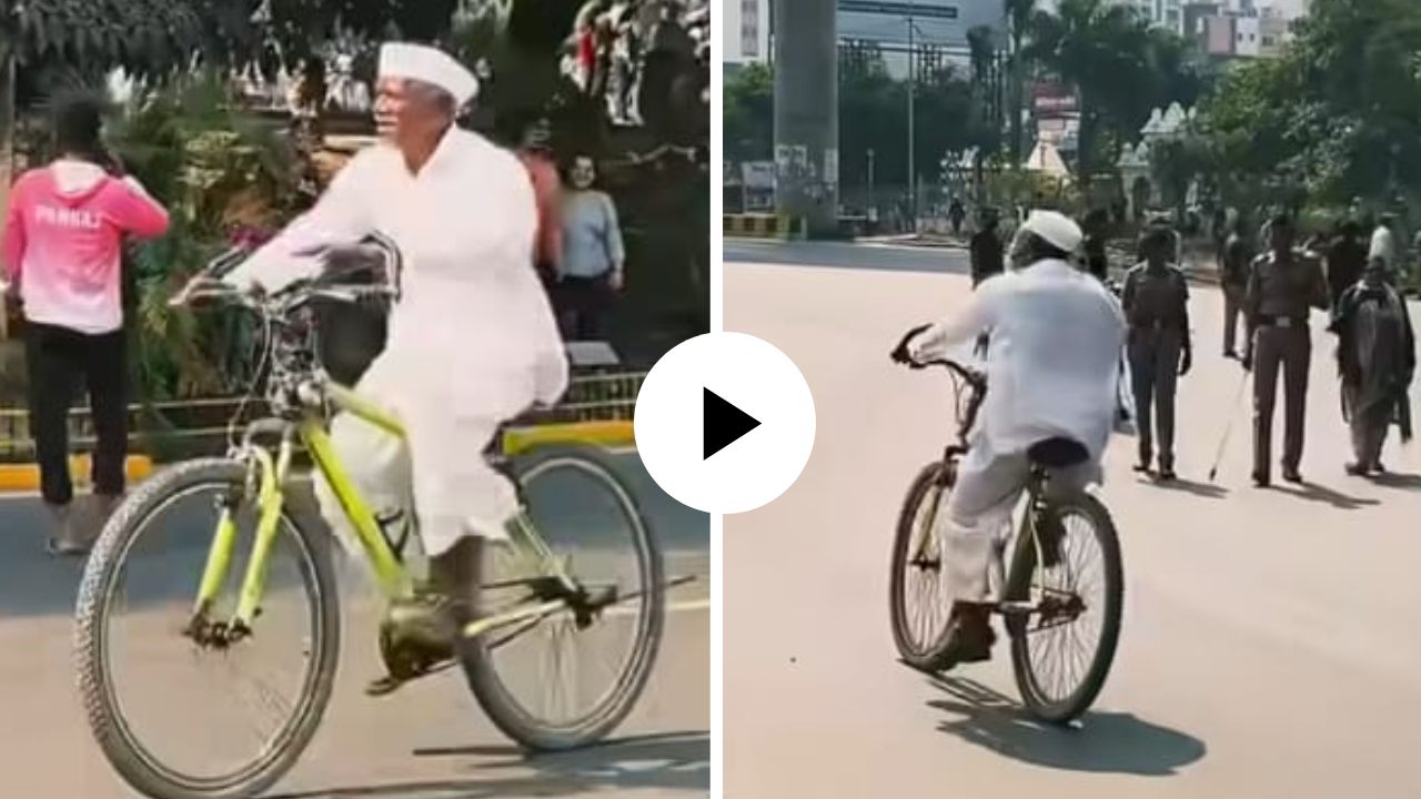 पुणे ग्रॅंड टूरमध्ये आजोबांचा जलवा! वय ७० पार पण जिद्द मात्र २० वर्षाच्या तरुणाला लाजवेल अशी, VIDEO VIRAL