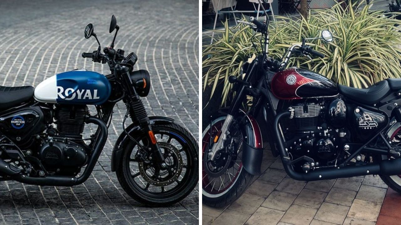Royal Enfield Hunter 350 vs Goan Classic 350: दोन्ही बाईकमध्ये एकच इंजिन मग फरक कशात?
