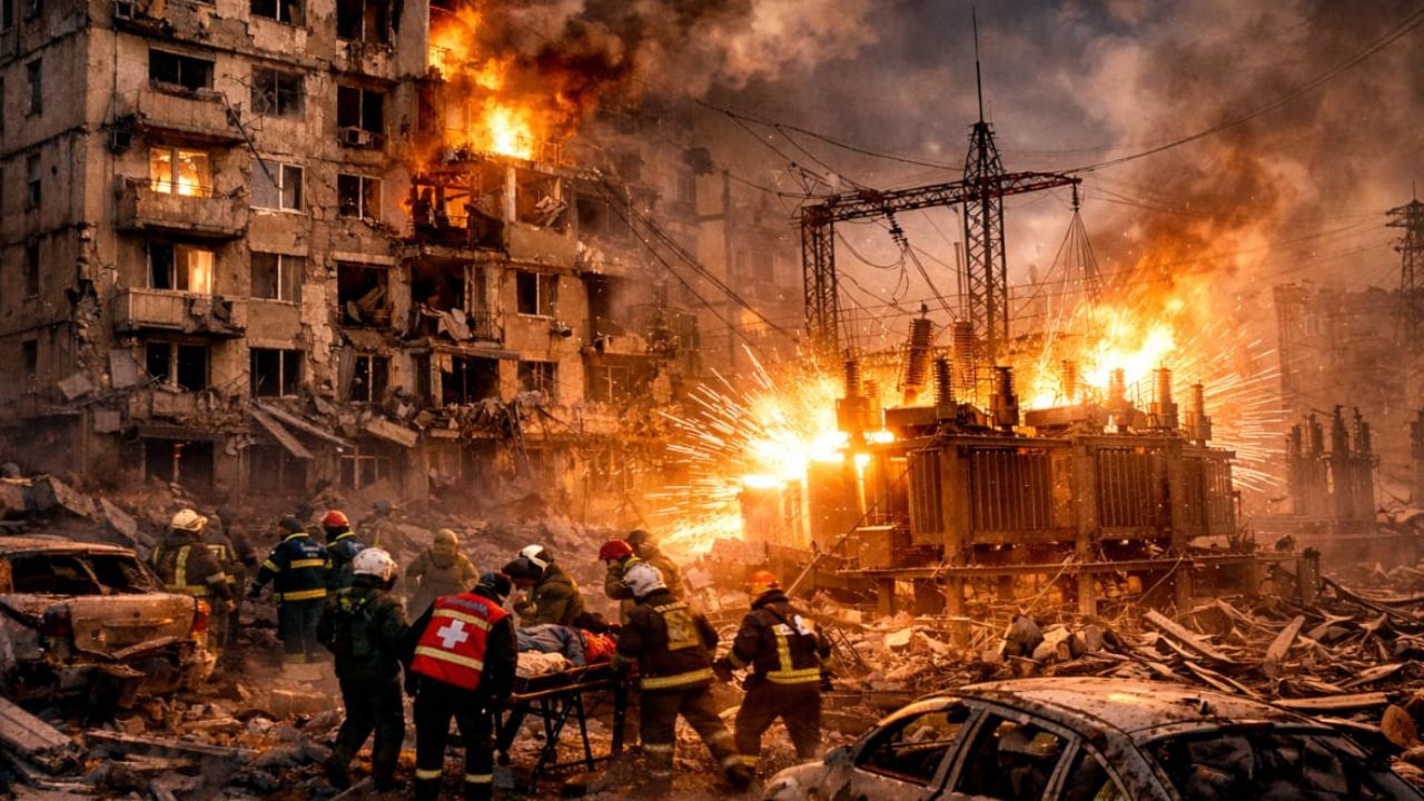 पुतिन यांच्या घरावरील हल्ल्याचा रशियाने घेतला बदला; युक्रेनमध्ये तीव्र ड्रोन अन् बॉम्ब हल्ले