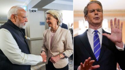 India-EU FTA : युरोप आणि भारताची ‘महायुती’! ट्रम्प प्रशासन आक्रस्ताळ्या भूमिकेत; अमेरिकेने युरोपला ठरवले ‘देशद्रोही