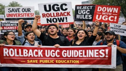 UGC New Rules:  यूजीसीच्या नवीन नियमांमुळे दिल्लीत निदर्शने; भाजप नेत्यांचे राजीनामे, उत्तर प्रदेशात राष्ट्रपती राजवटीची मागणी