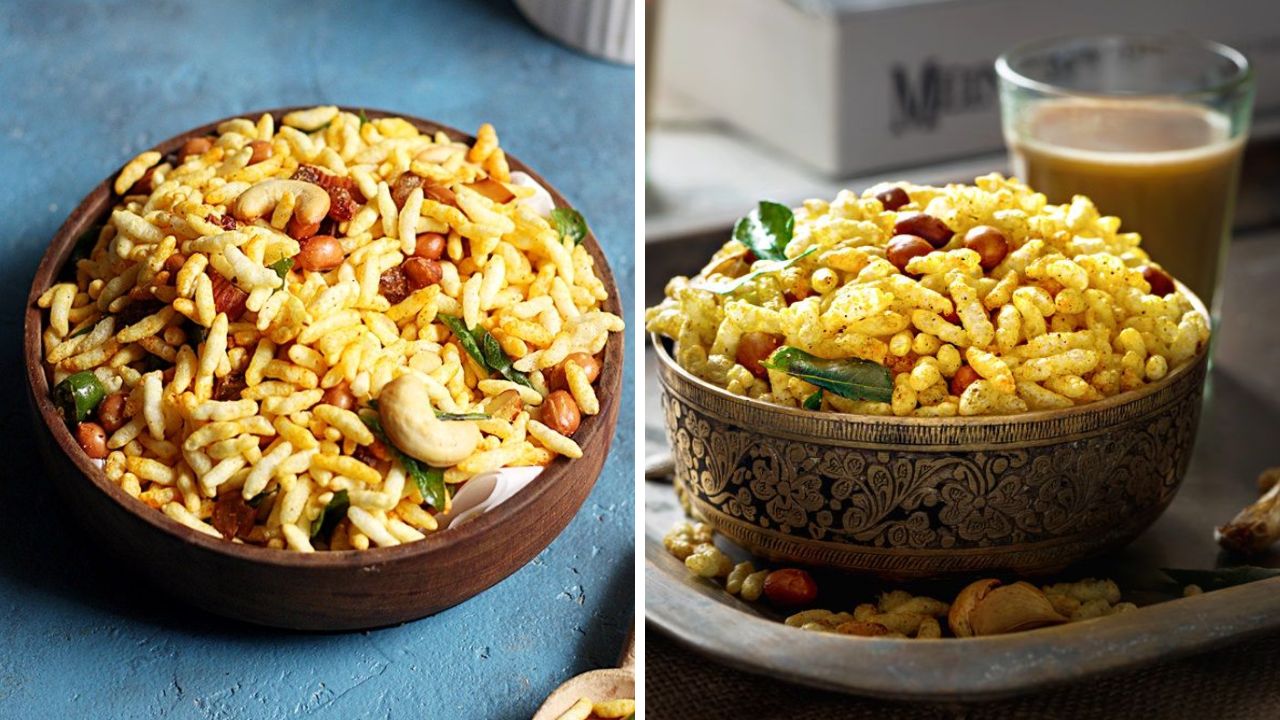 पचायला हलका आणि चवीला सुंदर! पांढऱ्या शुभ्र मुरमुऱ्यांपासून बनवा लसूण मसाला चिवडा, महिनाभर राहील टिकून