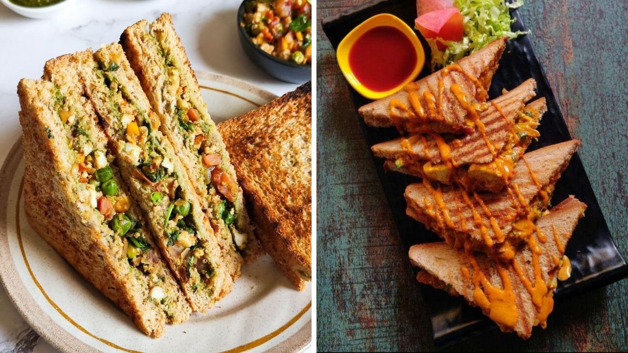 दिवसाची सुरुवात करा चमचमीत पदार्थाने! १० मिनिटांमध्ये नाश्त्यात बनवा मटार- पनीर सँडविच, नोट करून घ्या रेसिपी