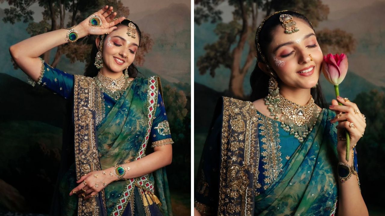 बाजारात वेगवेगळ्या डिझाईनचे कडे उपलब्ध आहेत. त्यातील प्रमुख आकर्षक म्हणजे मोराचे पीस असलेले सुंदर राजेशाही कडे. लग्नातील संगीत किंवा हळदी लुकसाठी तुम्ही या कड्यांची निवड करू शकता. 