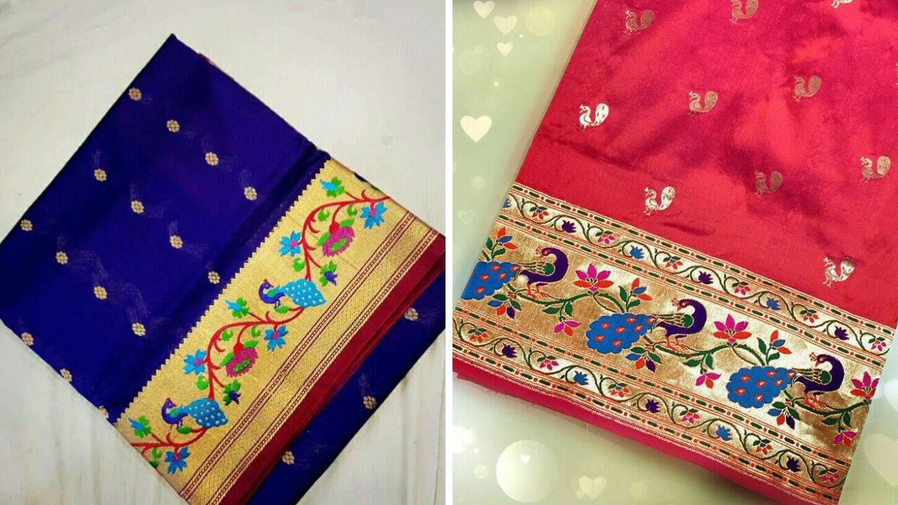 साडीच्या काठावर लखलखणारे मोर अतिशय सुंदर आणि आकर्षक दिसतात. पैठणी साडीवर करण्यात आलेली डिझाईन आणि मोराचे नक्षीकाम वर्षनुवर्षं तसेच टिकून राहते. 