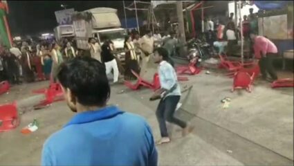 Bhiwandi Municipal Election:भिवंडी महापालिका निवडणूक प्रचारात हिंसाचार: काँग्रेस-भाजप कार्यकर्त्यांमध्ये राडा, लाठी-काठ्यांचा वापर