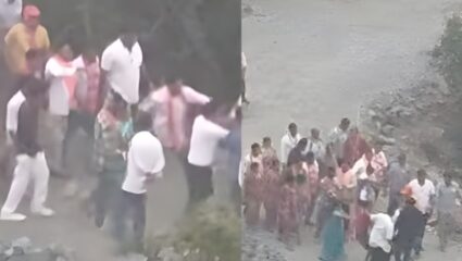 Mumbai Crime News: दहिसरमध्ये शिंदे गटाच्या कार्यकर्त्यांकडून दोन जणांना बेदम मारहाण; व्हिडीओ व्हायरल