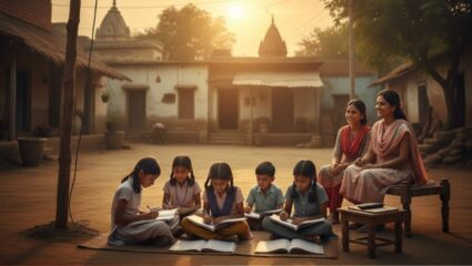 ना टीव्ही, ना मोबाईल… फक्त ‘या’ गावात वाजतोय ‘अभ्यासाचा भोंगा’; राज्यात दुसरा तर जिल्ह्यात पहिला क्रमांक