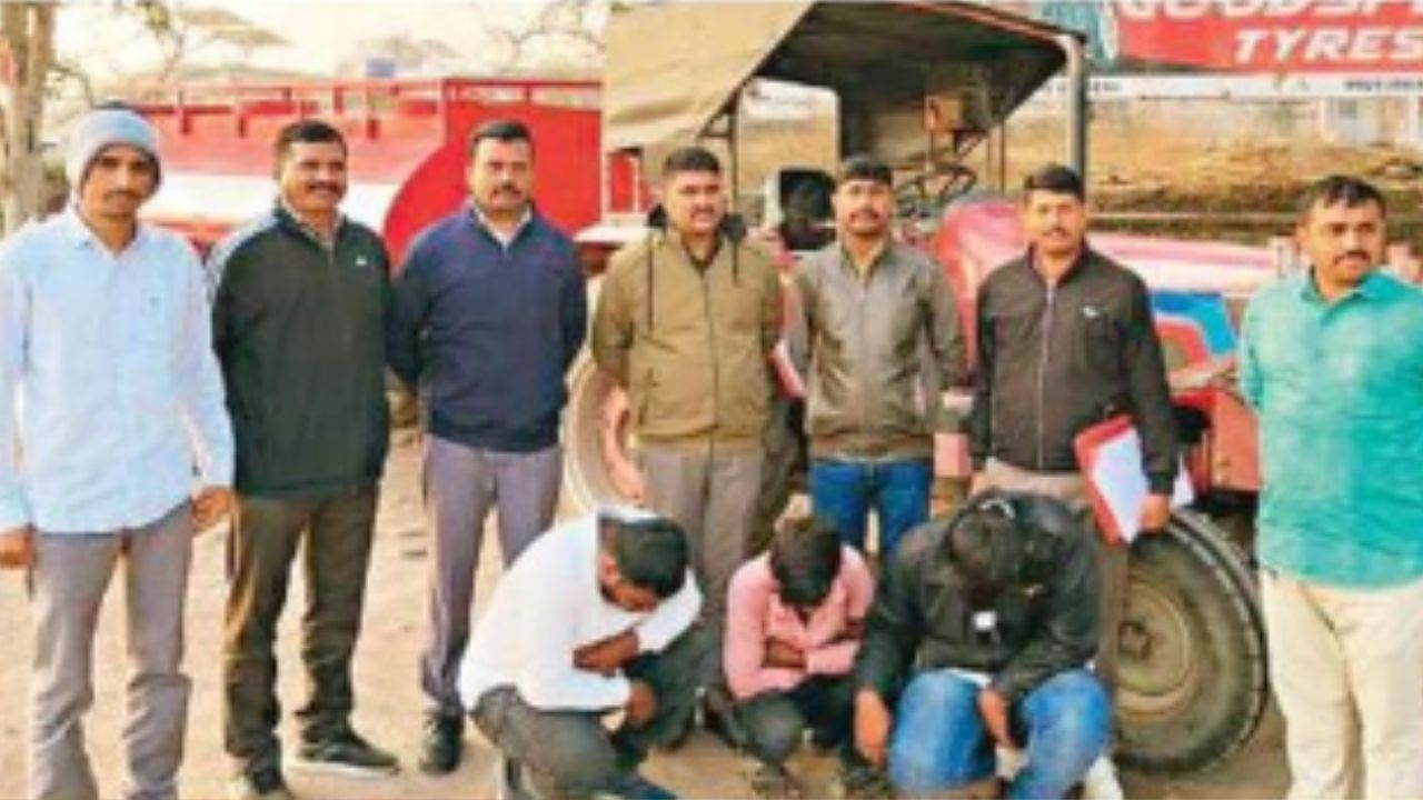 Crime News: छत्रपती संभाजीनगरमध्ये ट्रॅक्टर-टँकर चोरणारी टोळी अटकेत; ३.६६ लाखांचा मुद्देमाल जप्त