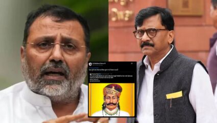 Nishikant Dubey on Sanjay Raut: “संजय राऊत म्हणजे नारद मुनी अन्…” निशिकांत दुबे यांचा जहरी वार; ‘जयचंद’ वरून राजकीय रणकंदन