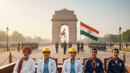 Republic Day 2026: खासदार-आमदारांच्या जागी आता शेतकरी आणि कामगार; प्रजासत्ताक दिन परेडसाठी १०,००० ‘खास’ पाहुण्यांना निमंत्रण