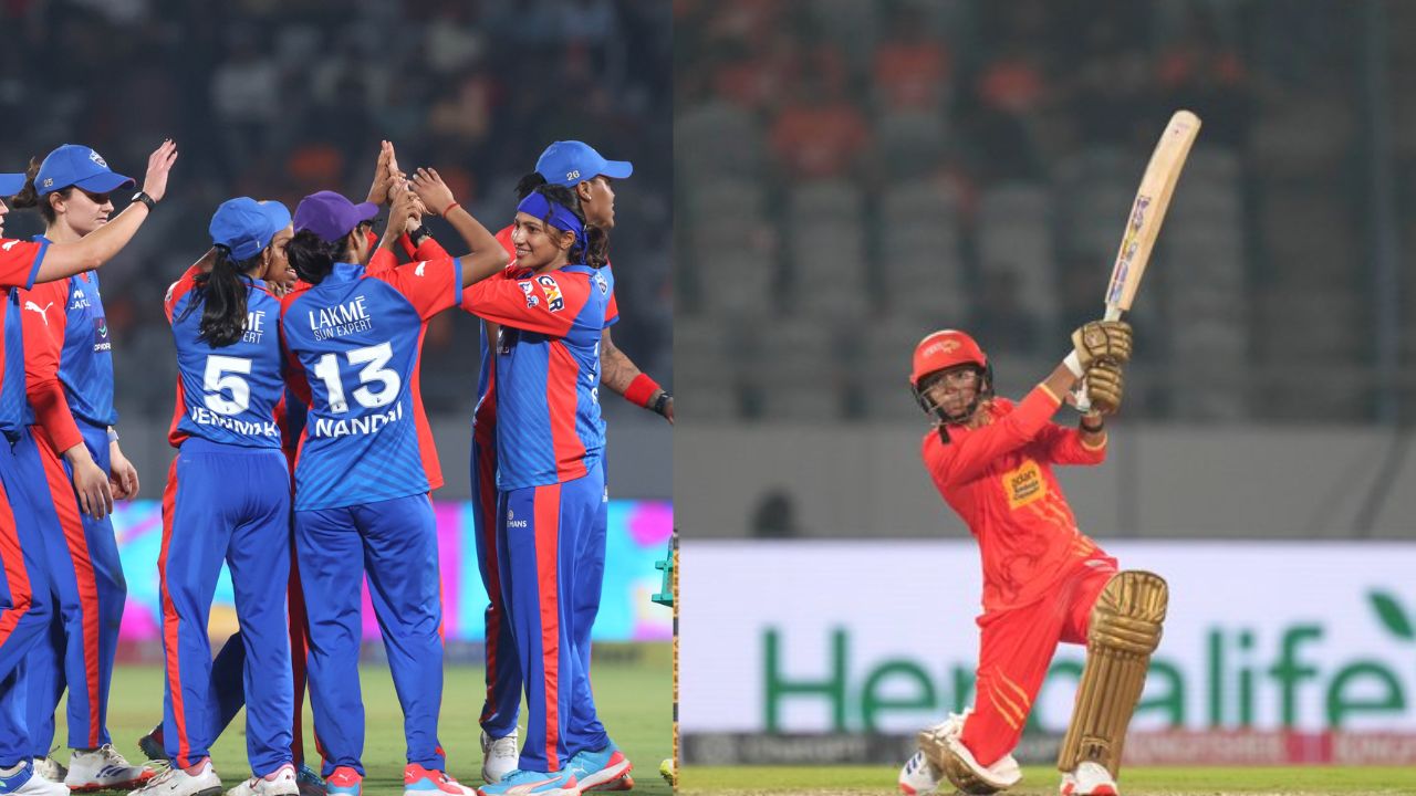 DC vs GG, WPL 2026 : गुजरात जायट्सचे DC समोर 175 धावांचे लक्ष्य; मूनीचे अर्धशतक, श्री चरणीने लगावला विकेट्सचा चौकार