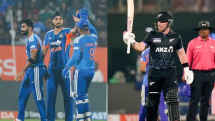 IND vs NZ 4th T20I : विशाखापट्टणममध्ये किवीचे भारतासमोर 216 धावांचे लक्ष्य! सेफर्ट-कॉनवे चमकले 
