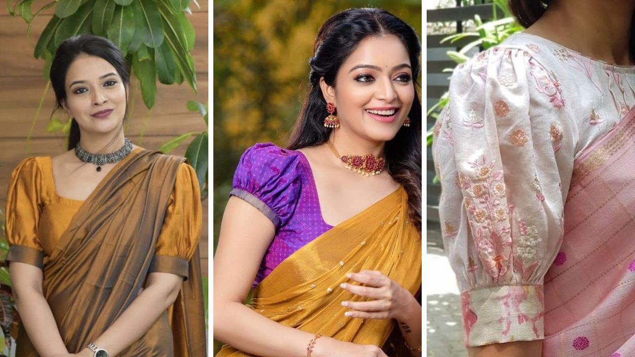 Fashion Tips: फुग्यांच्या ब्लाऊजची मोठी क्रेझ! नवीन साडीवर शिवून घ्या स्टायलिश डिझाईनचे पफ स्लिव्ह्ज ब्लाऊज