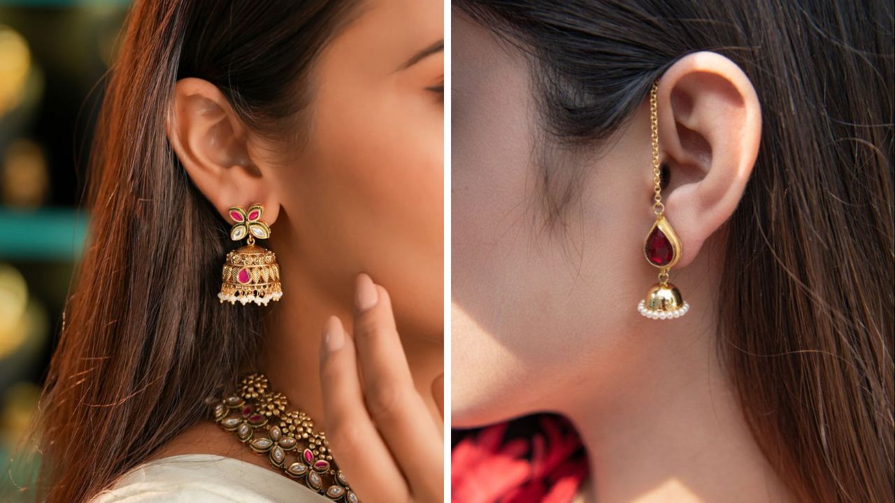 राजेशाही आणि खानदानी महिलांमध्ये कानातले लोकप्रिय होते. जड दागिन्यांकडे कल असूनही, कानातले पोकळ असल्याने त्यांना विशेष मान दिला जायचा. मुघल काळात, कानातले अधिक तेजस्वी झाले होते. कारण 