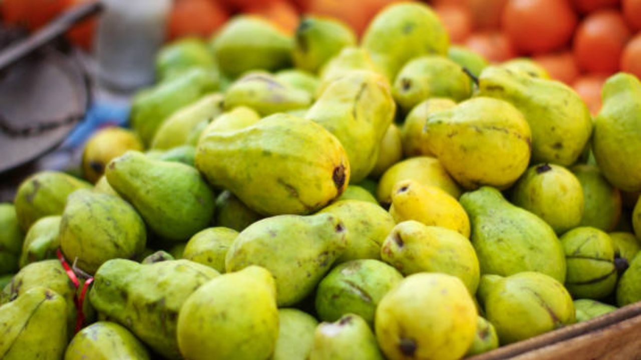 थंडीच्या दिवसांमध्ये बाजारात पेरू मोठ्या प्रमाणावर उपलब्ध असतात. नियमित एक पेरू खाल्ल्यास विटामिन A, विटामिन के, फोलिक ऍसिड आणि पोटॅशियम असते. 