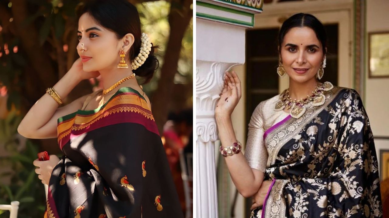 मकरसंक्रांत हा सण थंडीच्या दिवसांमध्ये येतो. त्यामुळे उबदार रंगाचे कपडे परिधान केले जाते. काळा रंग हा शरीरात उबदारपणा टिकून ठेवण्यास मदत करतो. त्यामुळे कॉटनची काळ्या रंगाची साडी सुद्धा हळदीकुंकूसाठी उत्तम पर्याय आहे.