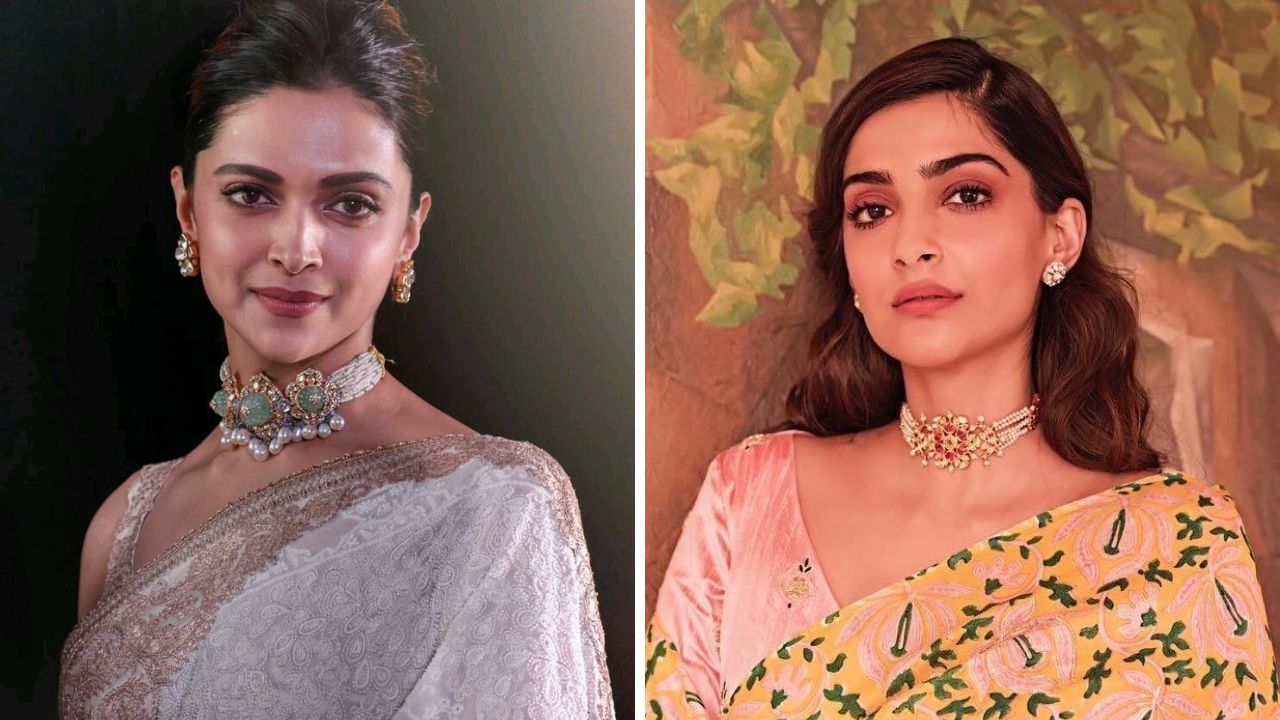 हल्ली सगळ्यांचं मोत्याचे दागिने घालायला खूप जास्त आवडतात. त्यामुळे चार पदरी चोकरच्या मध्यभागी सोन्याचे किंवा कोरीव काम केलेले पेंडंट लावू शकता.