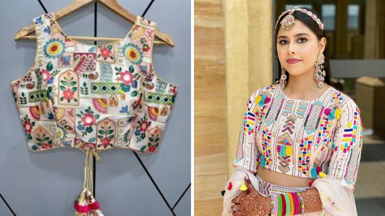 पांढऱ्या रंगाच्या ब्लाऊज वेगवेगळ्या रंगची फुले किंवा सुंदर नक्षीकाम करून डिझाईन केल्यास तुमचा लुक स्टायलिश दिसेल. पांढऱ्या रंगाचा ब्लाऊज प्रत्येक महिलेच्या कपाटात असायलाच हवा. 