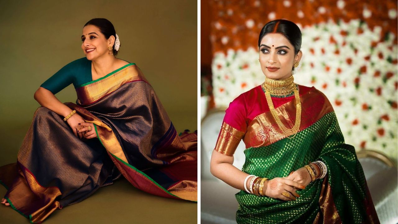  कॉटन आणि सिल्क साडीचे सुंदर मिश्रण तयार करून गडवाल साडी बनवली जाते. ही साडी नेसायला अतिशय सोपी आणि हलकी आहे. 