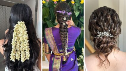 मकरसंक्रांतीच्या हळदीकुंकू कार्यक्रमात साडीवर करा आकर्षक हेअर स्टाईल, चारचौघांमध्ये दिसाल देखण्या