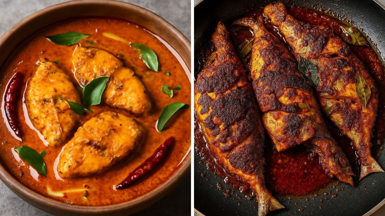 कोकणात पारंपरिक पद्धतीने बनवलेली माशांची आमटी आणि भात हे कॉम्बिनेशन सगळ्यांचं खूप जास्त आवडते. ओल्या खोबऱ्याचा आणि तिरफळांचा वापर करून बनवलेले मासे पाहताच क्षणी सगळ्यांच्या तोंडाला पाणी सुटते. 